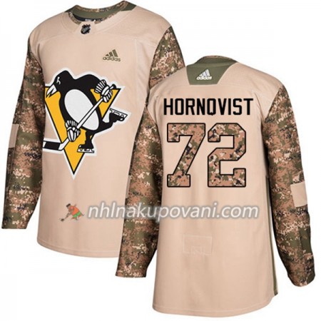 Pittsburgh Penguins Dresy Patric Hornqvist 72 Adidas 2017-2018 Camo Veterans Day Practice Authentic - Pánské